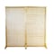 Ejoy Solid Wood Privacy Screen Room Divider With Wood Stand, 72'' x 72'' 36x72RoomDivider_CarbonWood2pc - alternate 1